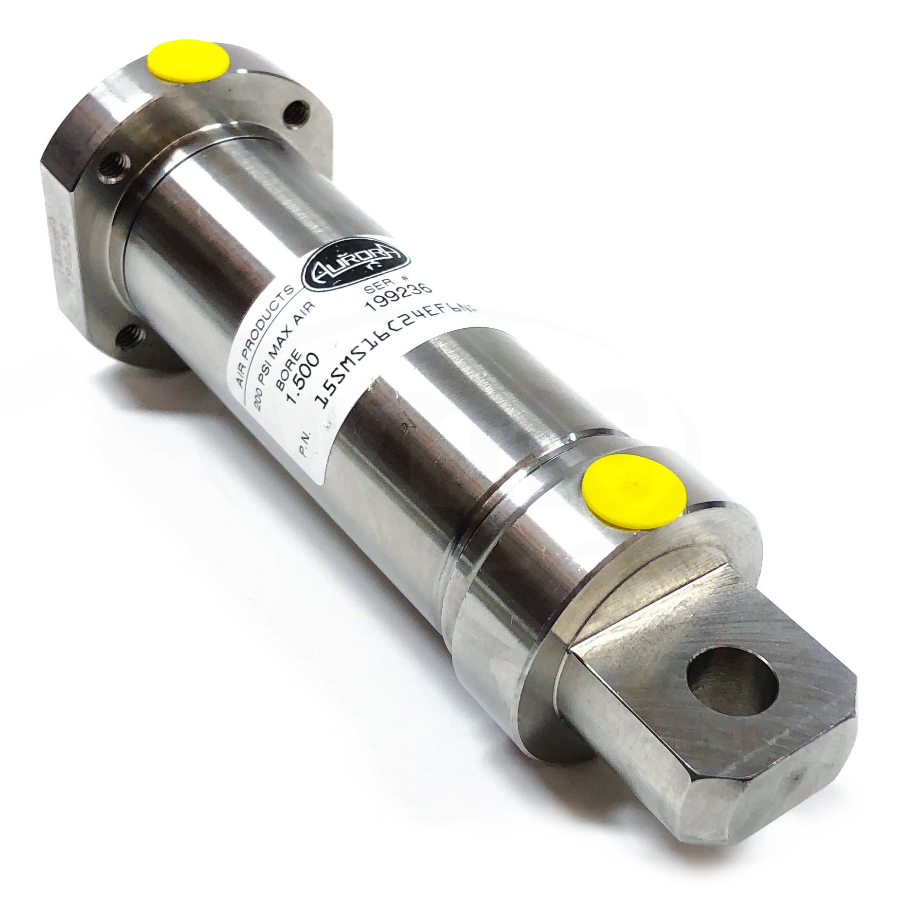 15SMS16C24EF6NP Aurora Stainless Steel Air Cylinder, 1.5