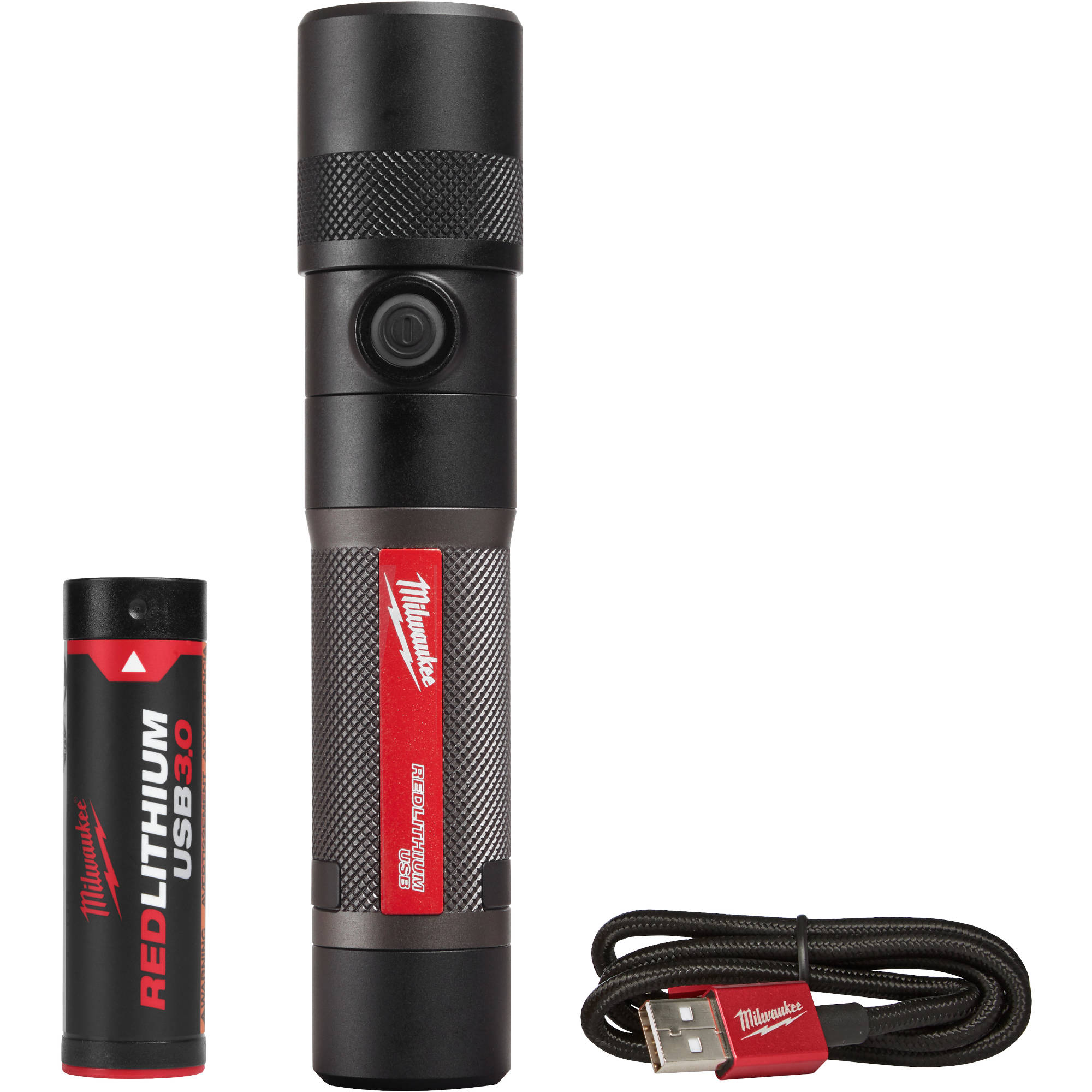 2161-21 Milwaukee USB Rechargeable 1100 Lumen Twist Focus Flashlight