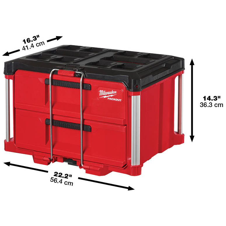 48228442 Milwaukee PACKOUT™ 2Drawer Tool Box