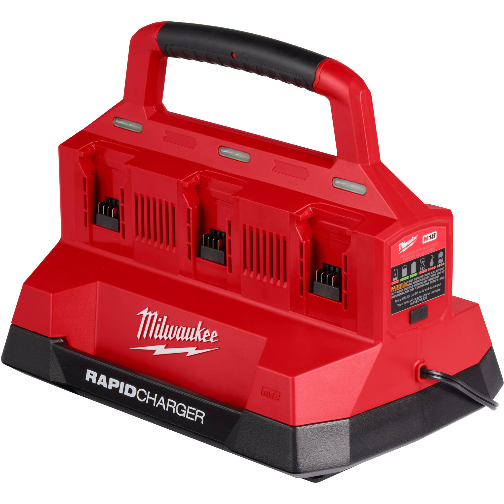 48 59 1809 Milwaukee M18™ Packout™ Six Bay Rapid Charger