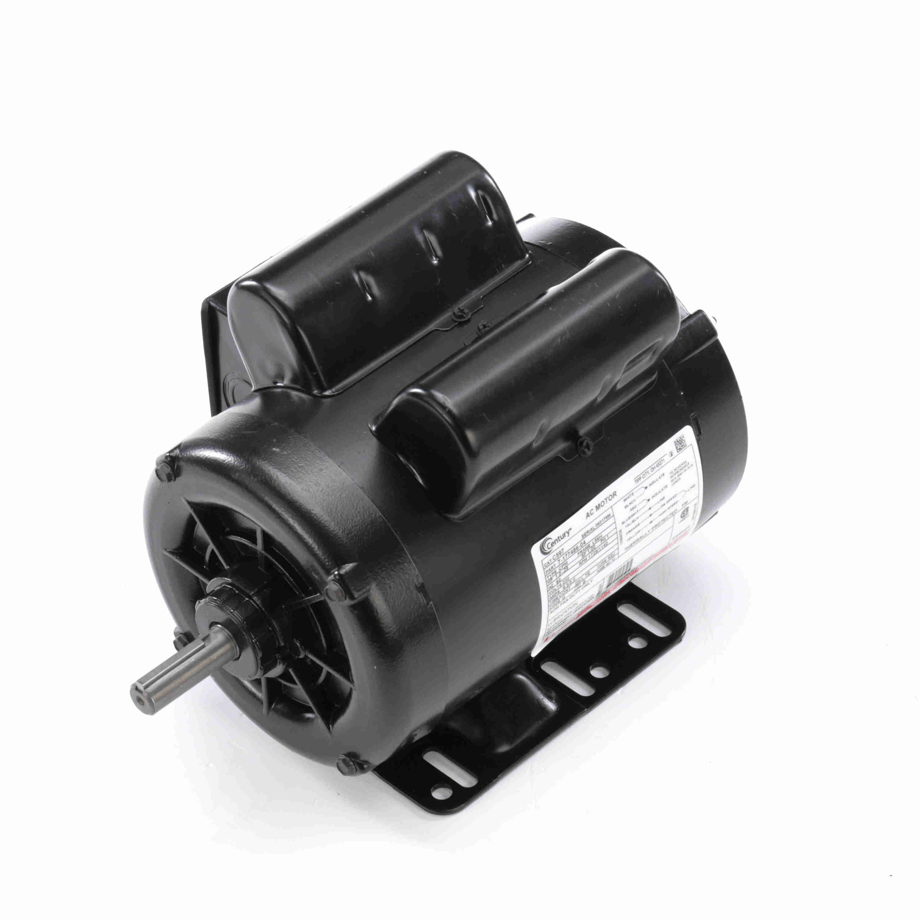 C597 Century 1/0.29HP Electric Motor, 1725 RPM