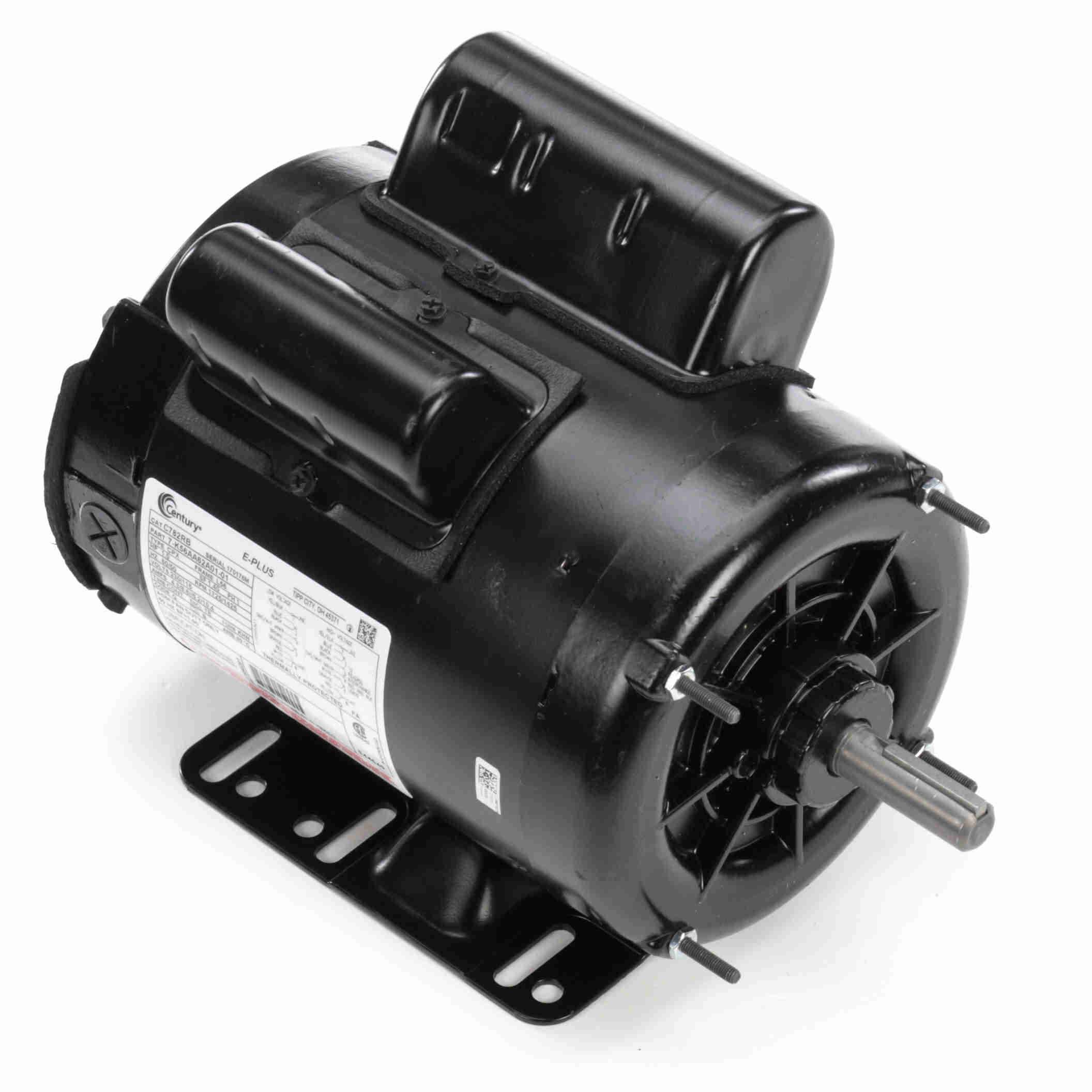 C782RB Century 1HP Belt Drive Fan Electric Motor, 1725RPM