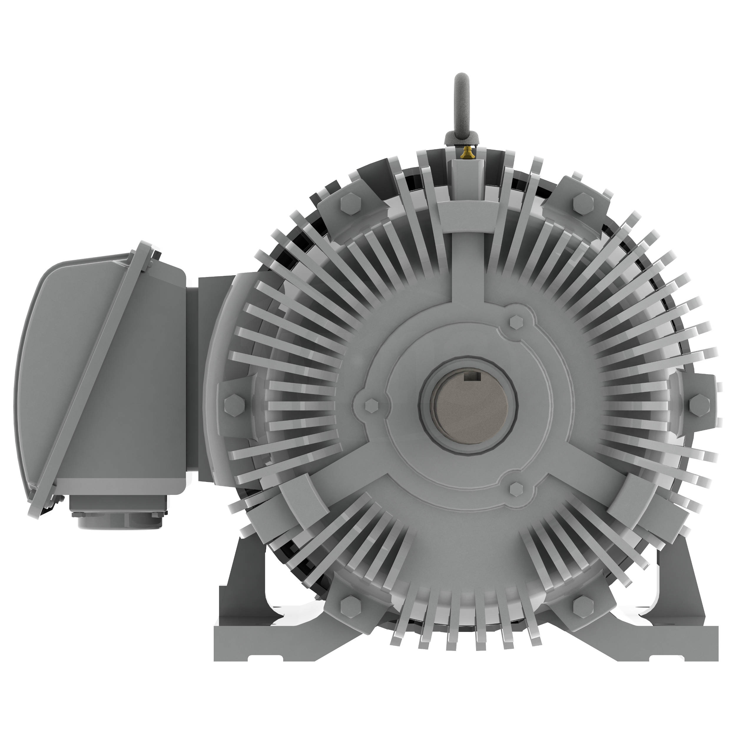 Oil Well Pump Motor, 30 HP, 1200 RPM, 230/460/796V, 326T Frame, Rigid Base  - WorldWide Electric Corporation