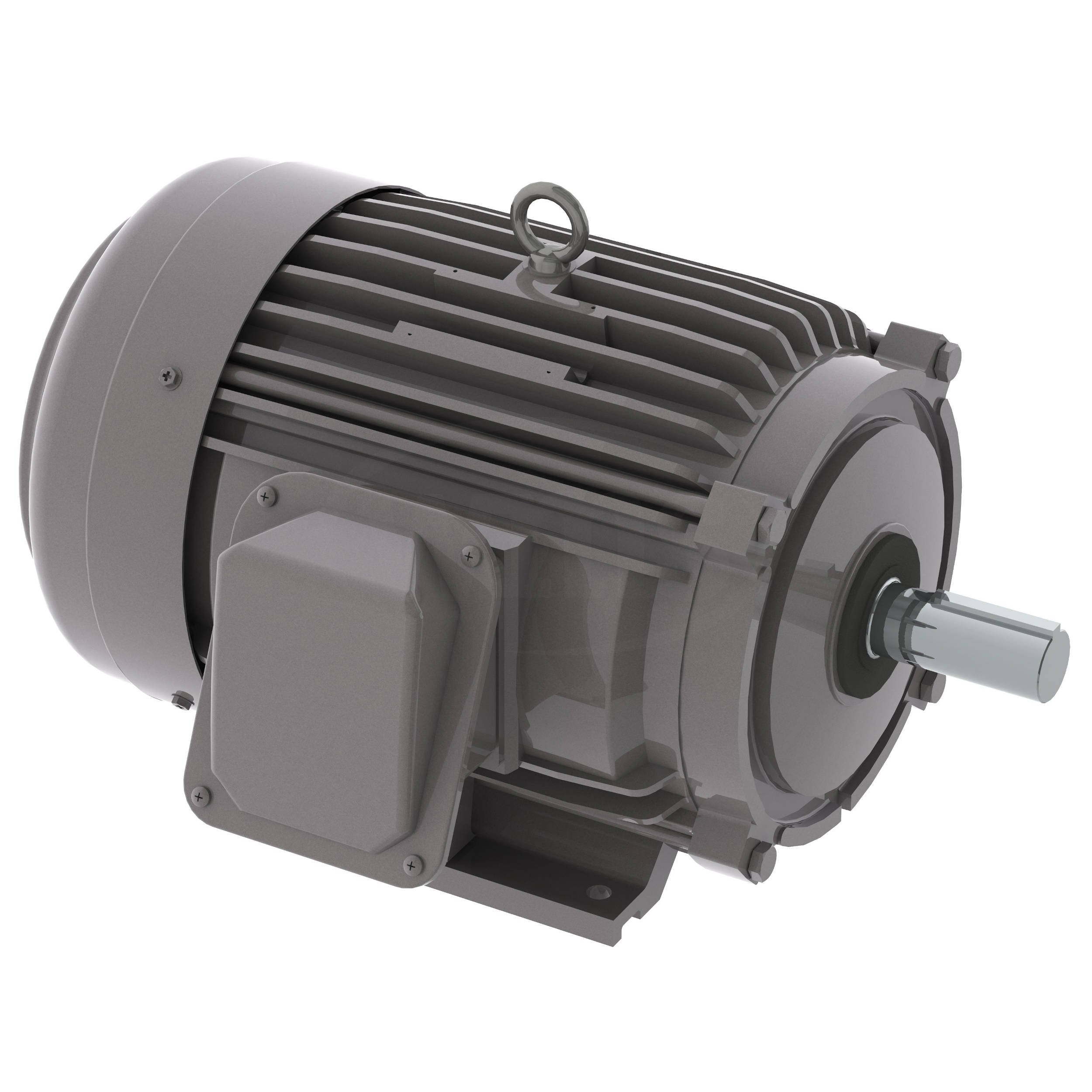 Np0056 Teco Westinghouse 5hp Cast Iron Electric Motor 1200 Rpm