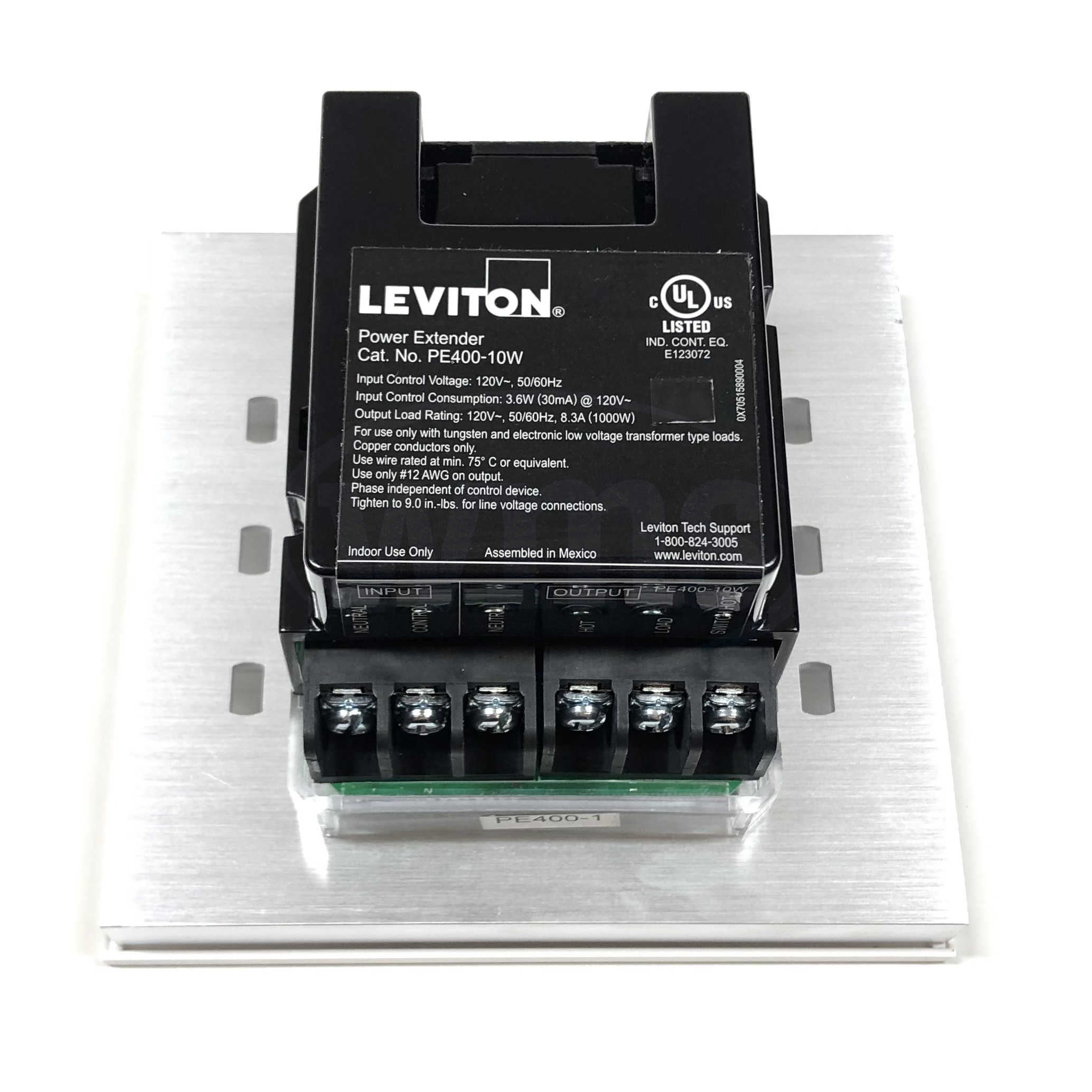 PE400-10W Leviton Power Extender Dimming Control V1.0 1000W/VA, 120V, 60Hz