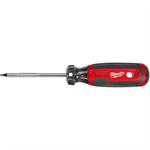 MT217 Milwaukee Cushion Grip Screwdriver, Square #1 x 3^