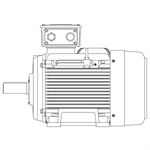 MP0254 Teco-Westinghouse 25HP/18.5kW MAX-IE3 IEC Metric Electric Motor, 1800RPM