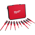 48-22-2210 Milwaukee 10-Piece 1000V Insulated Screwdriver Set w/ EVA Foam Case