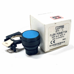 E22PB6 Cutler-Hammer Flush Push Button, 25mm, Blue, NEMA 4X