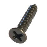 63286 Midwest #6 x 3/4^ Black Plated Flat Head Sheet Metal Screw