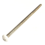 69487 Midwest #8 x 3^ White Head Stainless Steel Window Screw