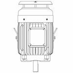 NPV0102C Teco-Westinghouse 10HP MAX-PE Cast Iron Electric Motor, 3600RPM