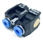 SH-1921 Shamrock Solenoid Valve 3 Way Passing, 5/32^ Push-in Fittings