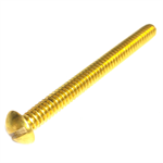 61497 Midwest #10-24 x 2^ Slotted Head Machine Screw