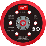 49-36-2584 Milwaukee 6^ Hook and Loop Sander Backing Pad - Firm