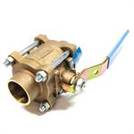 30BS1F02 Millwaukee Valve Company Ball Valve, 1-1/2^, 600 WOG